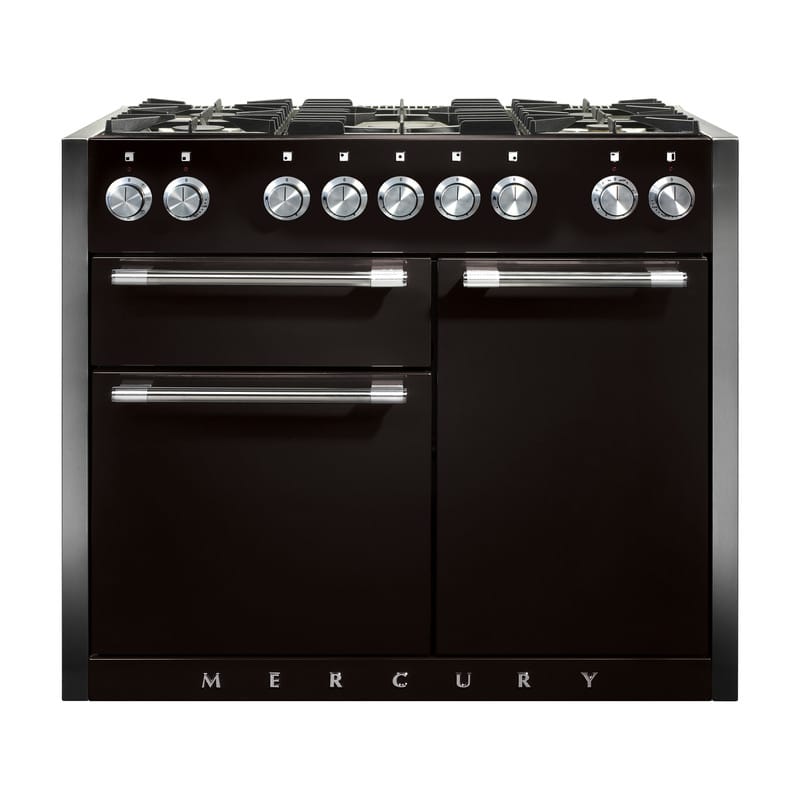 Mercury MCY1082DFAB 110cm Gas Range Cooker Ash Black