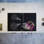 BORA PKAS3FIABR Professional 3.0 Modular Induction Hob with Extractor in Matt Black