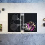 BORA PKAS3FIABR Professional 3.0 Modular Induction Hob with Extractor in Matt Black