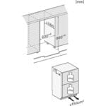 Miele KU7175D Built In Under Counter Fridge with 2 Pull-Out Front Drawers