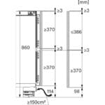 Miele KU7175D Built In Under Counter Fridge with 2 Pull-Out Front Drawers