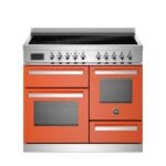 Bertazzoni PRO105I3EART2 100cm Induction Triple Oven Range Cooker In Orange