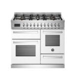 Bertazzoni PRO106L3EBIT2 110cm Induction Triple Oven Range Cooker In White