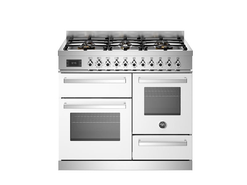 Bertazzoni PRO106L3EBIT2 110cm Induction Triple Oven Range Cooker In White