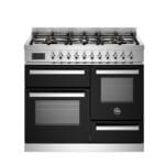 Bertazzoni PRO106L3ENET2 100cm Dual Fuel Triple Oven Range Cooker In Black