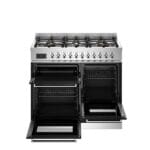 Bertazzoni PRO106L3ENET2 100cm Dual Fuel Triple Oven Range Cooker In Black