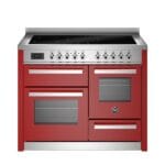 Bertazzoni PRO115I3EROT2 110cm Induction Triple Oven Range Cooker In Red