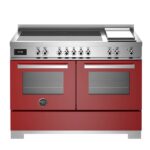 Bertazzoni PRO125I2EROT2 120cm Induction Double Oven Range Cooker In Red