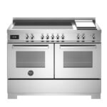 Bertazzoni PRO125I2EXT2 120cm Induction Double Oven Range Cooker In Stainless Steel