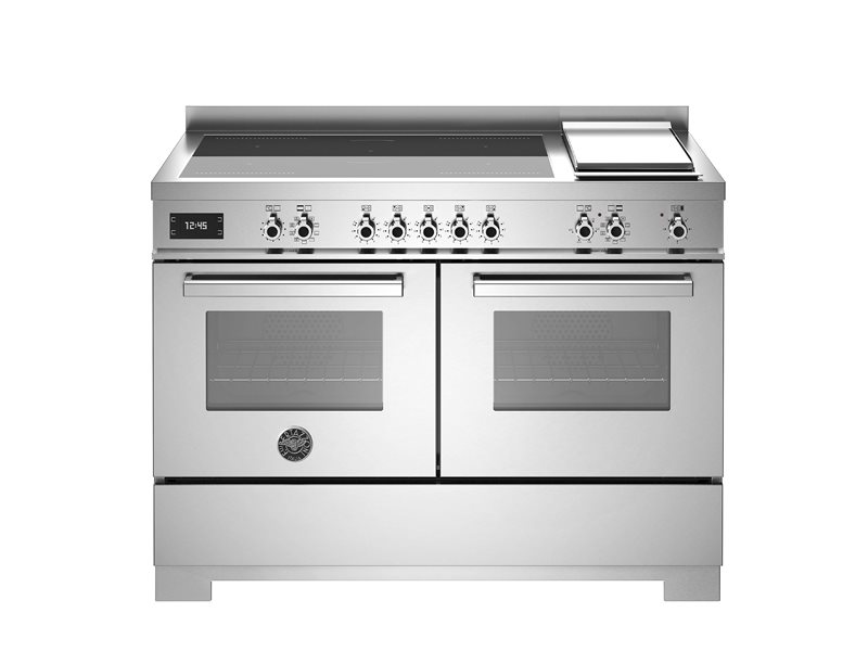 Bertazzoni PRO125I2EXT2 120cm Induction Double Oven Range Cooker In Stainless Steel