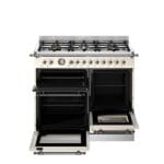 Bertazzoni HER106L2EAVT2 Heritage Series 100cm Dual Fuel Double Oven Range Cooker In Ivory
