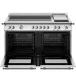 Bertazzoni HER125I2EXT2 Heritage Series 120cm Induction Double Oven Range Cooker In Stainless Steel