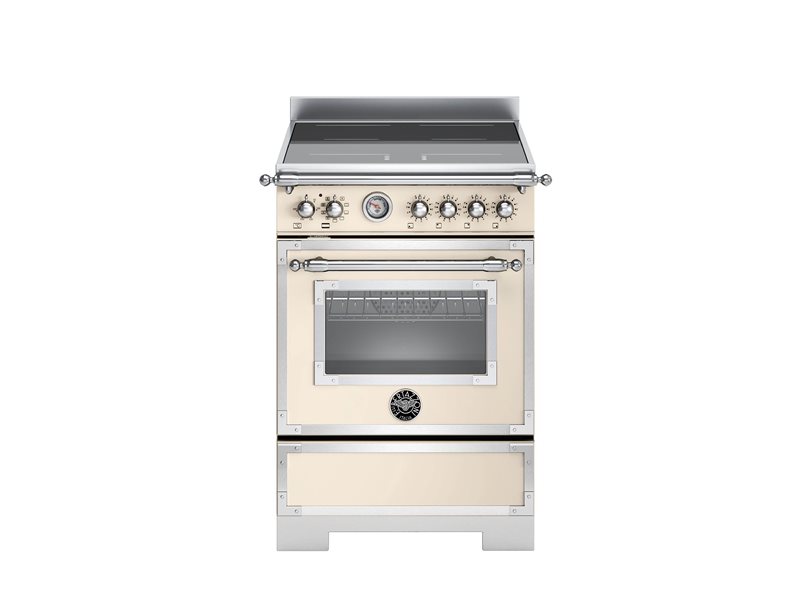 Bertazzoni HER64I1EAVT2 Heritage Series 60cm Induction Range Cooker In Ivory