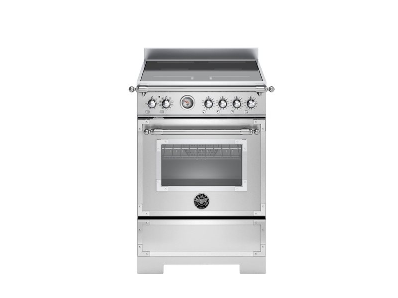 Bertazzoni HER64I1EXT2 Heritage Series 60cm Induction Range Cooker In Stainless Steel