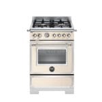 Bertazzoni HER64L1EAVT2 Heritage Series 60cm Dual Fuel Range Cooker In Ivory