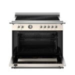Bertazzoni HER95I1EAVT2 Heritage Series 90cm Induction Single Oven Range Cooker In Ivory
