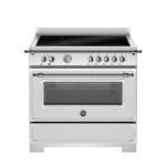 Bertazzoni HER95I1EXT2 Heritage Series 90cm Induction Single Oven Range Cooker In Stainless Steel