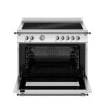 Bertazzoni HER95I1EXT2 Heritage Series 90cm Induction Single Oven Range Cooker In Stainless Steel