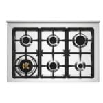 Bertazzoni HER96L1EAVT2 Heritage Series 90cm Dual Fuel Single Oven Range Cooker In Ivory