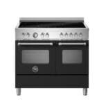Bertazzoni MAS105I2ENEC2 Master Series 100cm Induction Double Oven Range Cooker In Matt Black