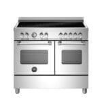 Bertazzoni MAS105I2EXC2 Master Series 100cm Induction Double Oven Range Cooker In Stainless Steel