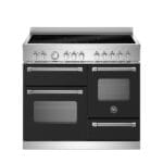 Bertazzoni MAS105I3ENEC2 Master Series 100cm Induction Triple Oven Range Cooker In Matt Black
