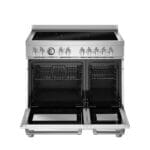 Bertazzoni MAS95I2EBIC2 Master Series 90cm Induction Double Oven Range Cooker In Matt White