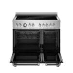 Bertazzoni MAS95I2ENEC2 Master Series 90cm Induction Double Oven Range Cooker In Matt Black