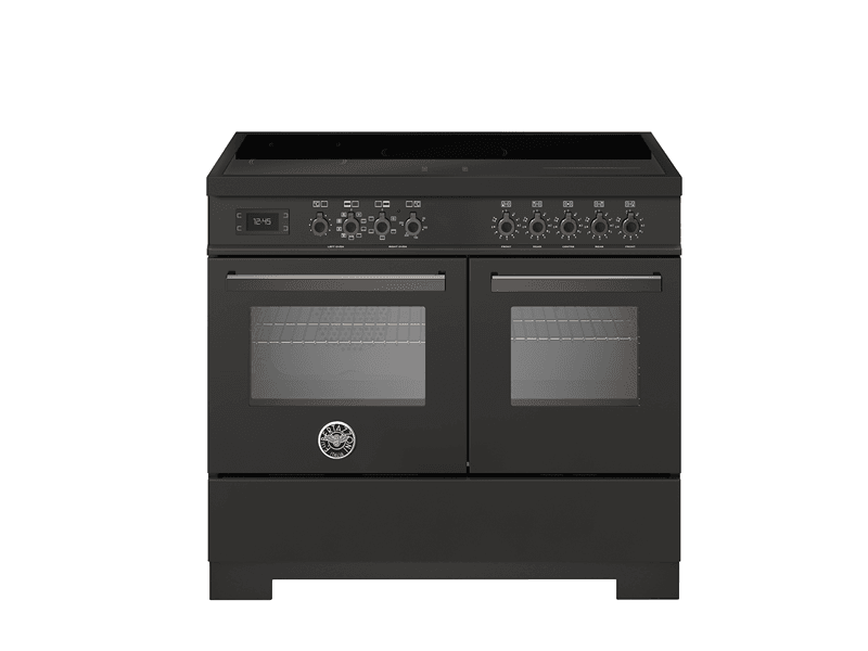 Bertazzoni PRO105I2ECAT2 Professional Series 100cm Induction Double Oven Range Cooker In Carbonio
