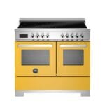 Bertazzoni PRO105I2EGIT2 Professional Series 100cm Induction Double Oven Range Cooker In Yellow