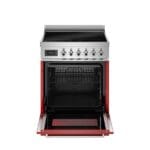 Bertazzoni PRO64I1EROT2 Professional Series 60cm 4 Zone Induction Range Cooker In Red