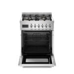 Bertazzoni PRO64L1EBIT2 Professional Series 60cm 4 Zone Dual Fuel Range Cooker In White