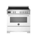 Bertazzoni PRO95I1EBIT2 Professional Series 90cm Induction Single Oven Range Cooker In White