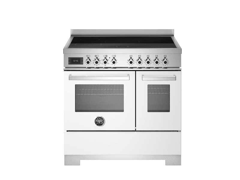 Bertazzoni PRO95I2EBIT2 Professional Series 90cm Induction Double Oven Range Cooker In White