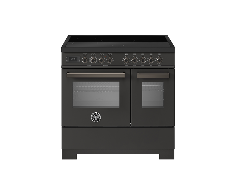Bertazzoni PRO95I2ECAT2 Professional Series 90cm Induction Double Oven Range Cooker In Carbonio