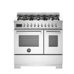 Bertazzoni PRO96L2EXT2 Professional Series 90cm Dual Fuel Double Oven Range Cooker In Stainless Steel