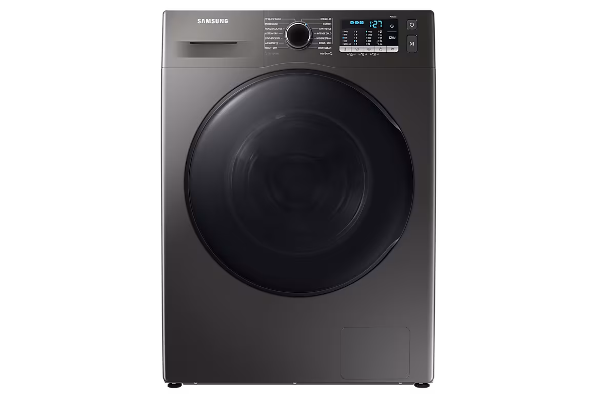 Samsung WD80TA046BX/EU Freestanding Washer Dryer Series 5 Ecobubble 8kg/5kg In Silver