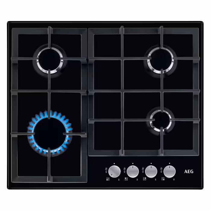 AEG HGX64200SB 3000 60cm Gas Hob Slim Line